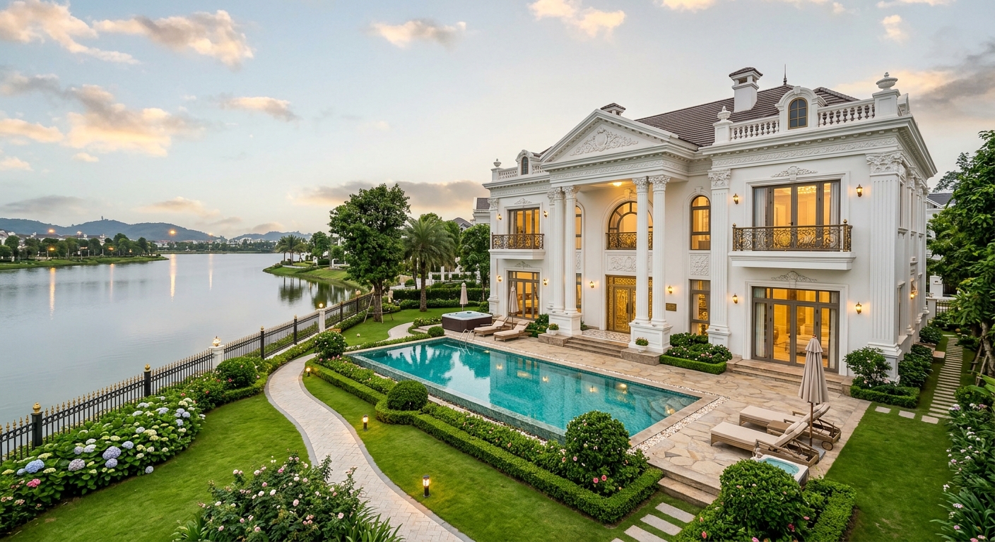 Phối cảnh Biệt thự sinh thái Vinhomes Yên Thường