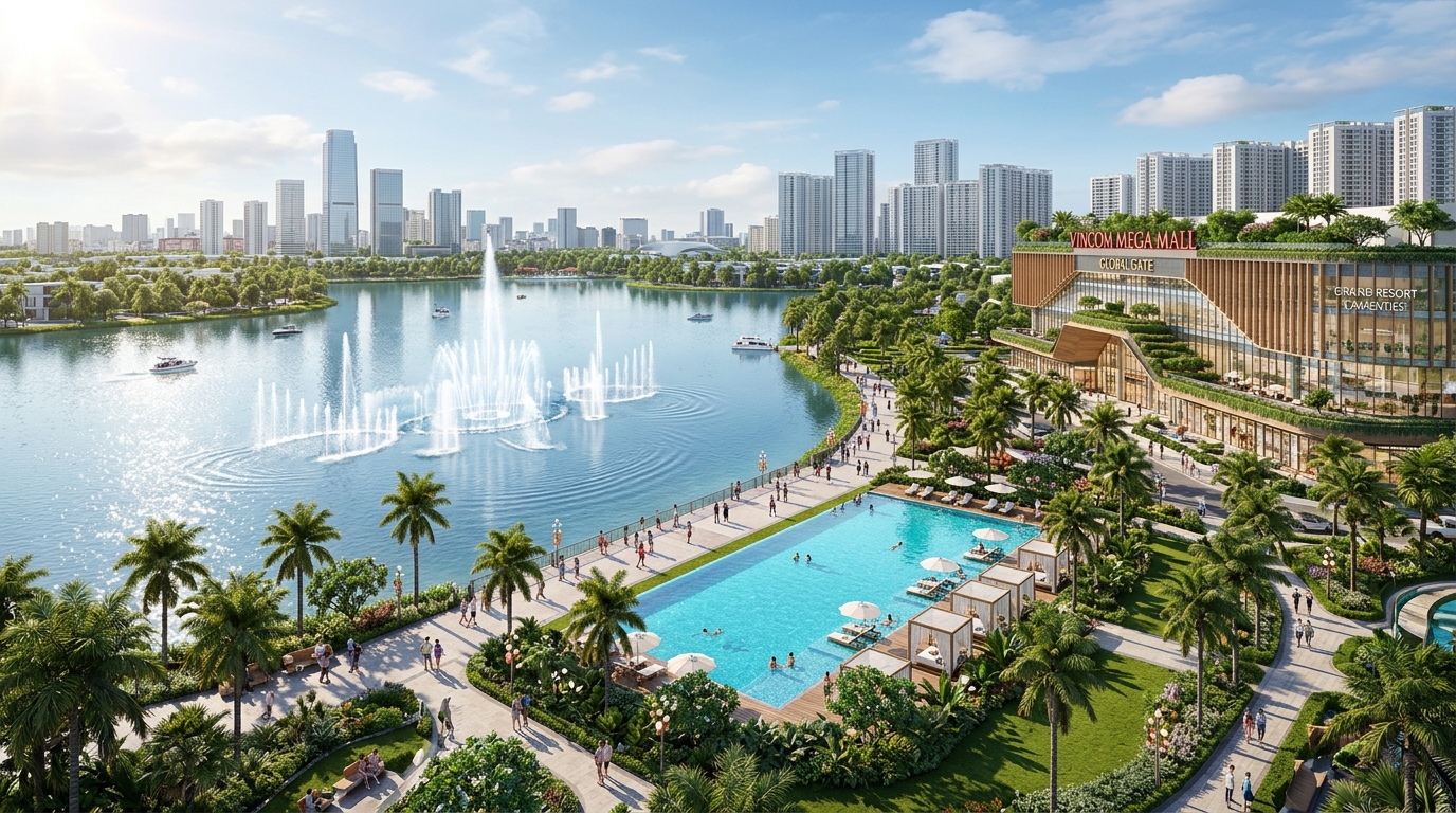 Công viên Center Park & Hồ điều hòa 32ha