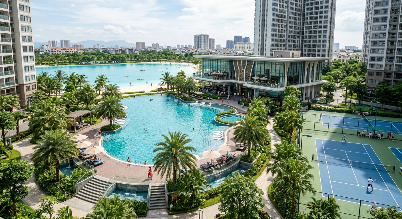 Tổ hợp thể thao & Bể bơi resort